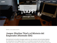 Tablet Screenshot of blog.falvarez.es